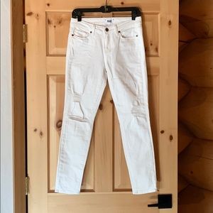 Paige Verdugo Ankle Jean in Optic White
